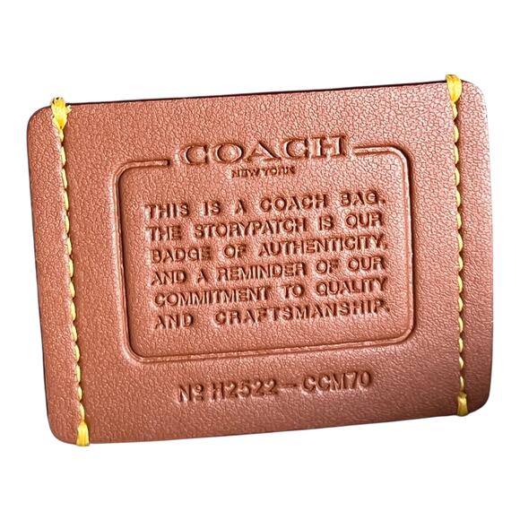 COACH SADIE SATCHEL BAG CROSSGRAIN LEATHER IN DARK STONE ADJUST. CROSSBODY NEW - Picture 8 of 16